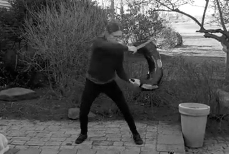 Training with a Bulgarian Bag for BJJ