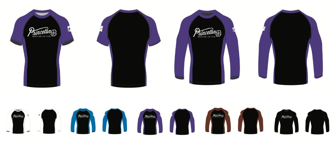 Short Sleeve Ranked Rash Guards • Princeton NJ Brazilian JiuJitsu